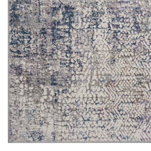 Klare Crisp Grey Blue Runner Rug