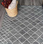 Puzzle Dark Grey Rug
