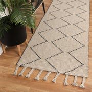 Leilani Diamond Tassel Ash Rug