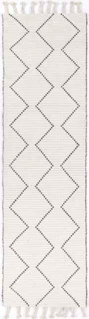 Leilani Diamond Tassel Cream Rug
