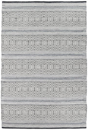 Atlantic Wool Cream Black Rug