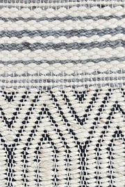 Atlantic Wool Cream Black Rug