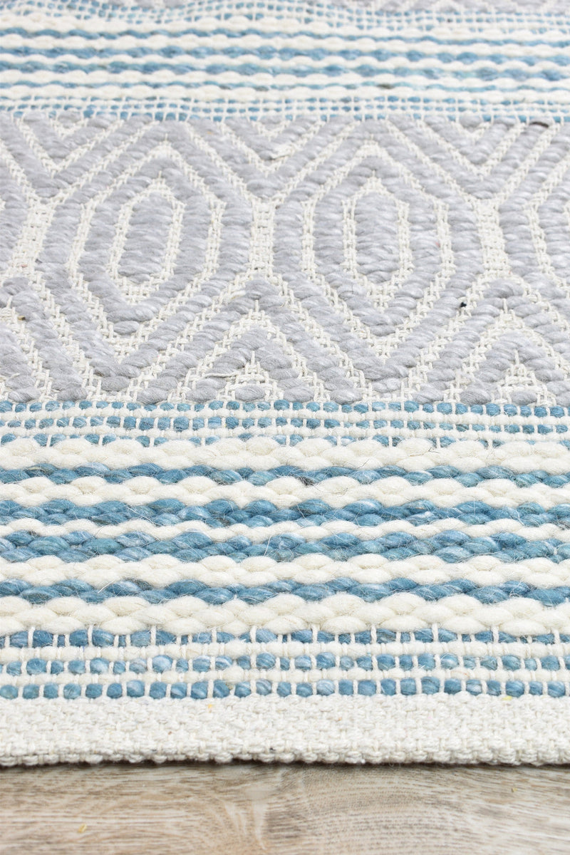 Atlantic Wool Sky Blue Rug