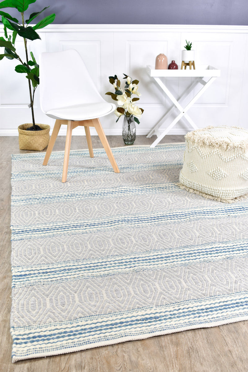 Atlantic Wool Sky Blue Rug