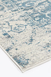 Graceful Audrey Ivory Blue Rug