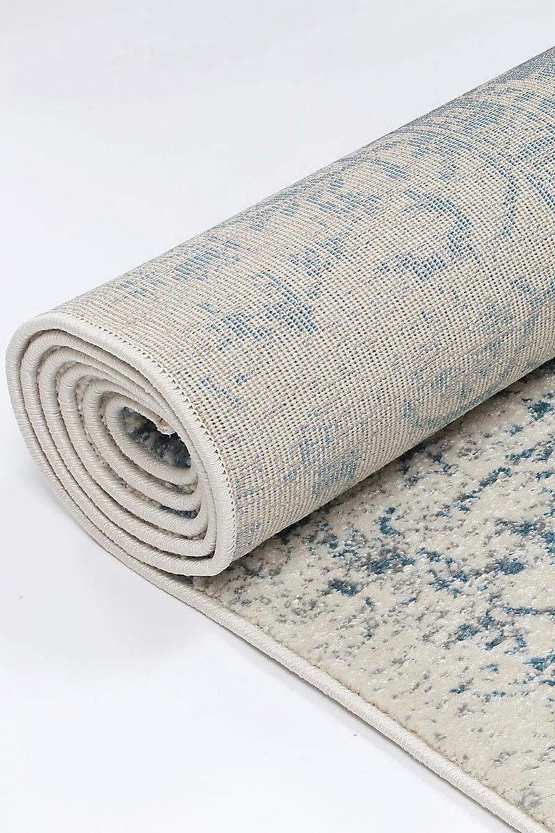 Graceful Audrey Ivory Blue Rug
