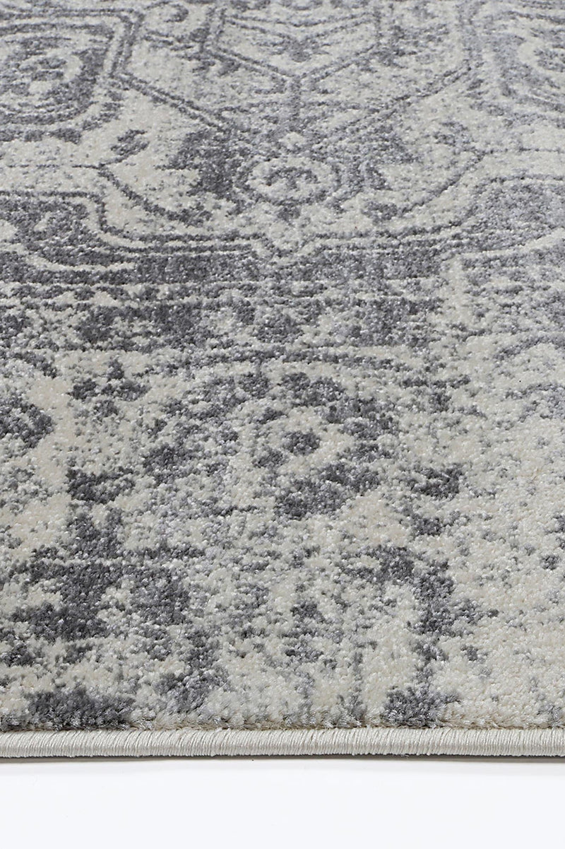 Graceful Audrey Ivory Grey Rug