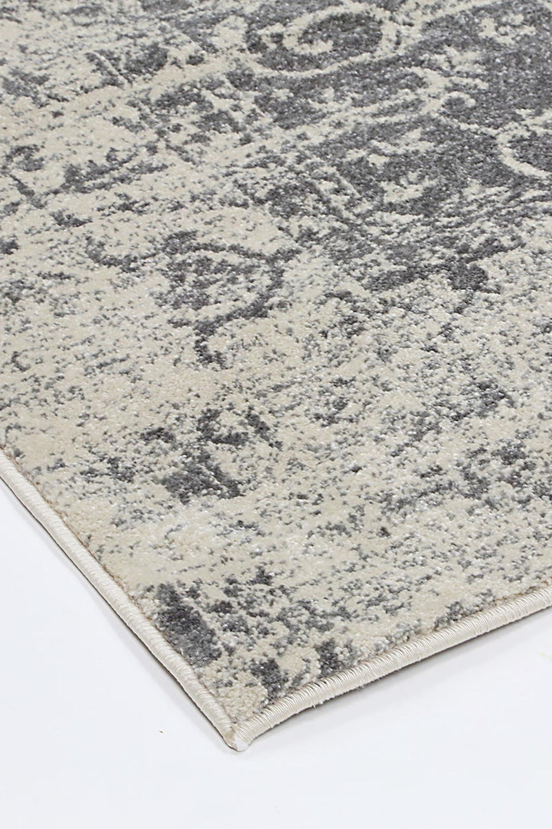 Graceful Audrey Ivory Grey Rug