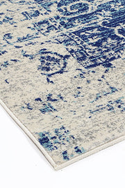 Graceful Audrey Ivory Navy Rug