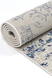 Graceful Audrey Ivory Navy Rug