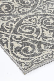 Graceful Katherine Grey Ivory Rug