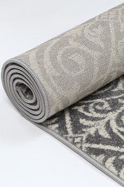 Graceful Katherine Grey Ivory Rug