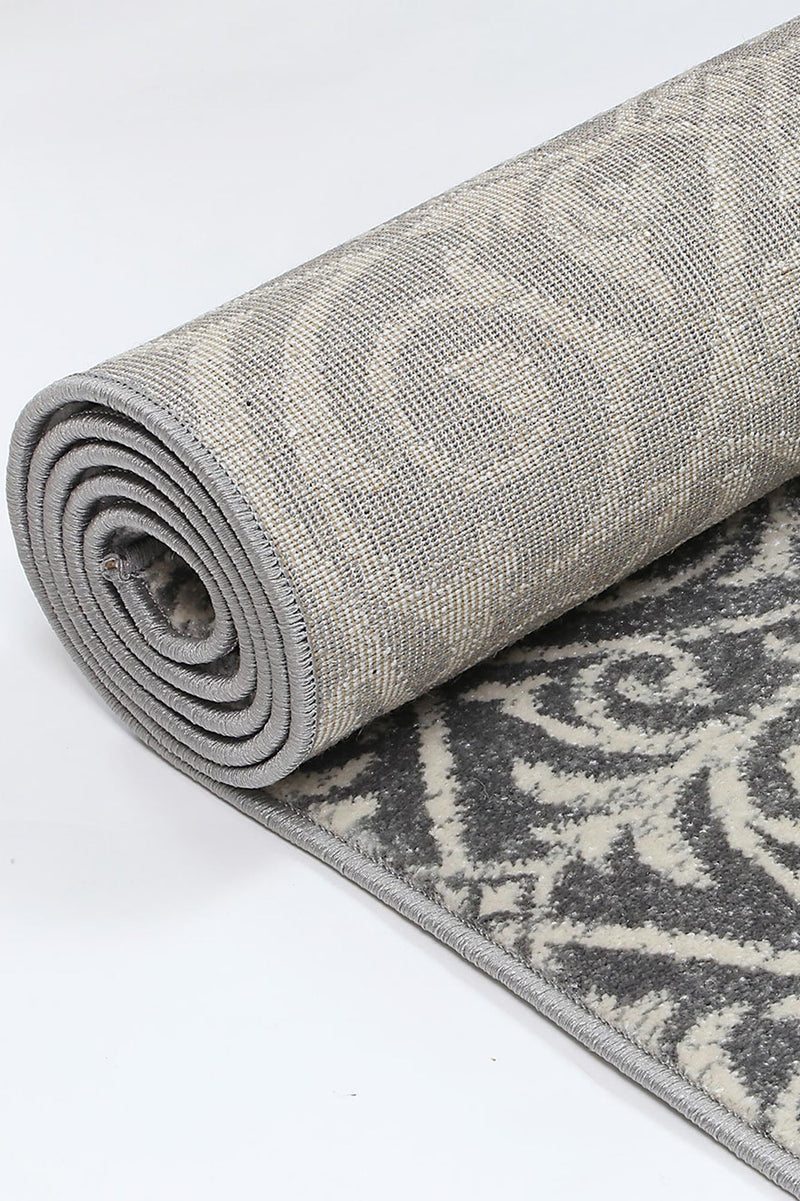 Graceful Katherine Grey Ivory Rug