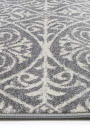 Graceful Katherine Grey Ivory Rug