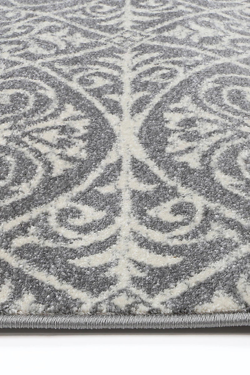 Graceful Katherine Grey Ivory Rug
