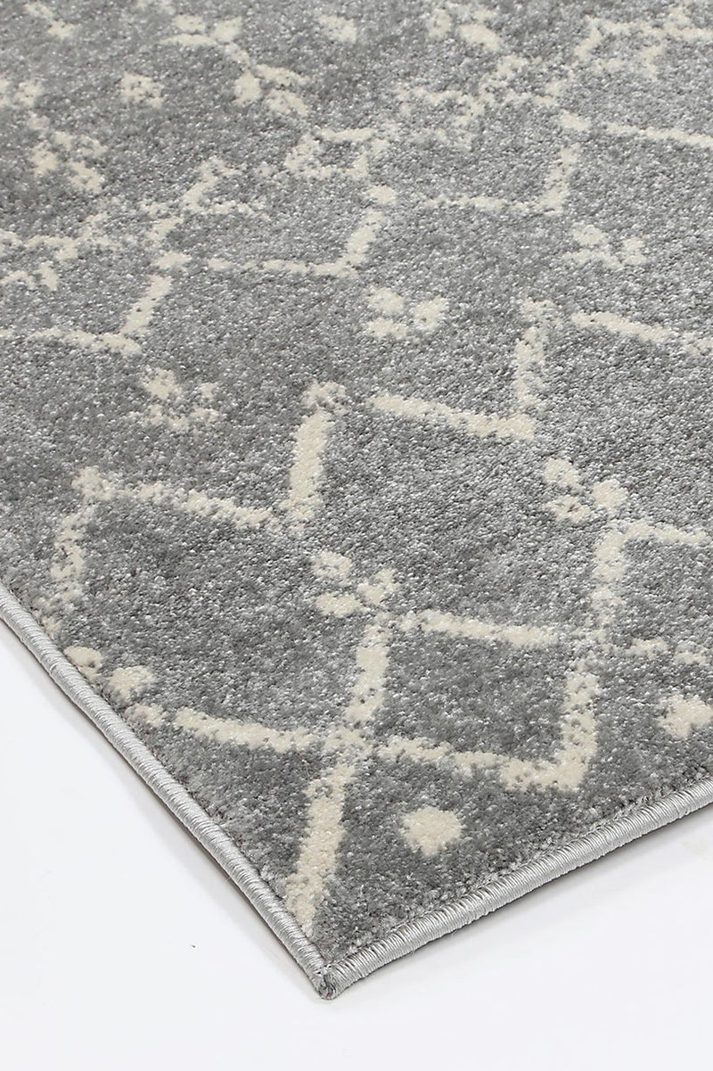 Graceful Cassiday Grey Ivory Rug