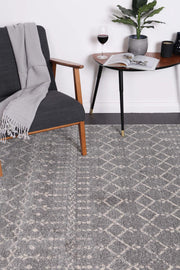 Graceful Cassiday Grey Ivory Rug