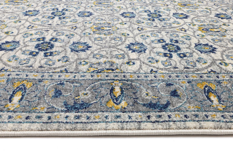 Graceful Rustic Blue Rug