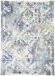 Graceful Vintage Blue Rug