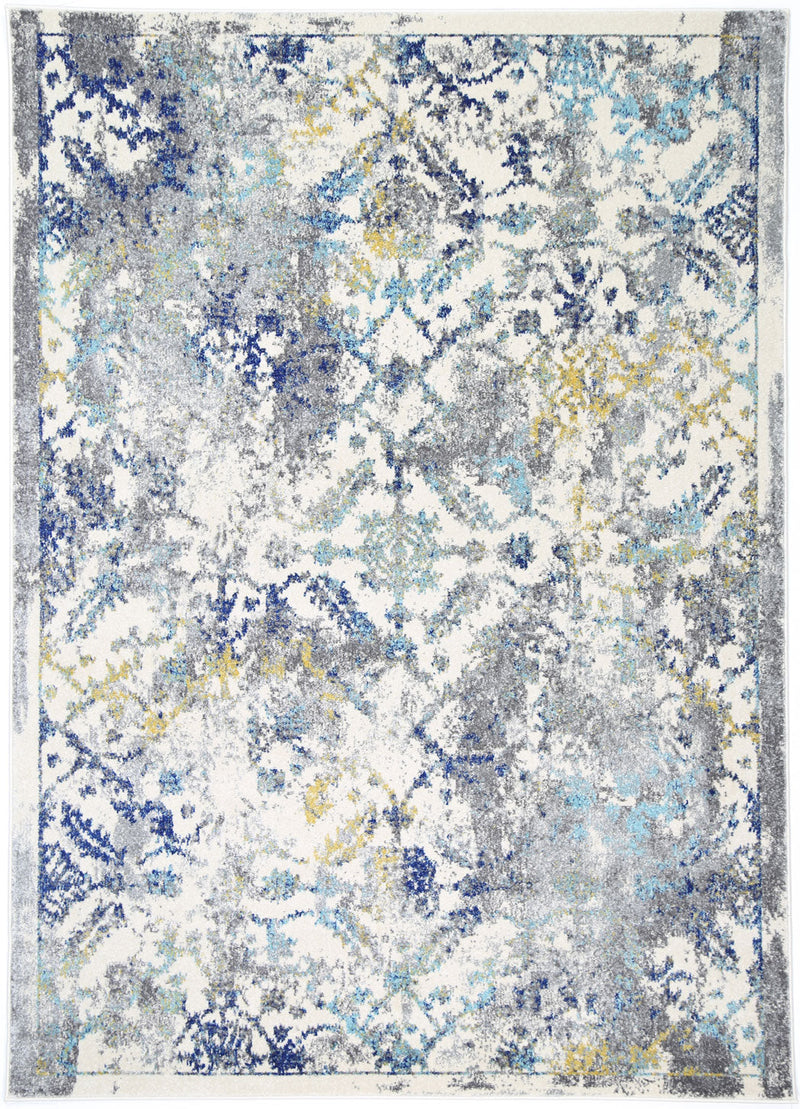 Graceful Vintage Blue Rug