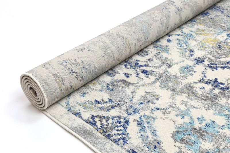 Graceful Vintage Blue Rug