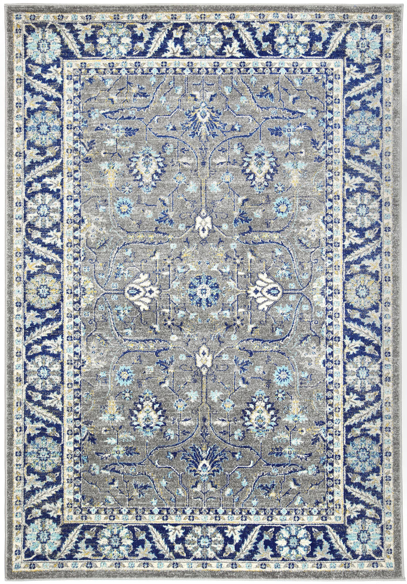 Graceful Royale Blue Rug