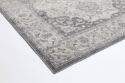 Graceful Traditional Grey Rug