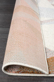 Divinity Geometrical Pink multi Runner Rug