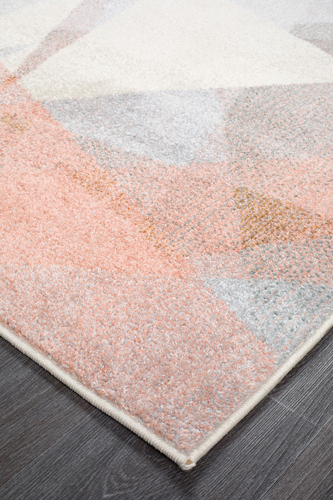 Divinity Geometrical Pink multi Rug