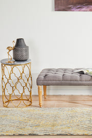 Flurry Modern Charcoal Runner Rug