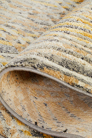 Flurry Modern Charcoal Runner Rug