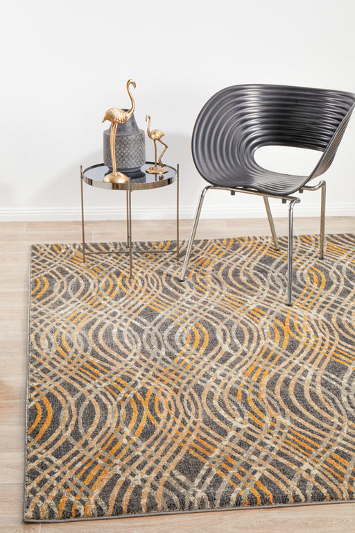 Flurry Modern Charcoal Rug