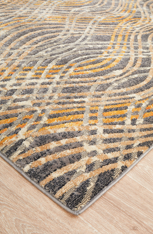 Flurry Modern Charcoal Rug