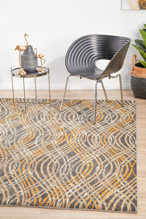 Flurry Modern Charcoal Rug