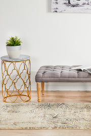 Artistic Nature Modern Charcoal Runner Rug