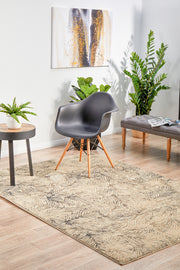 Artistic Nature Modern Charcoal Rug