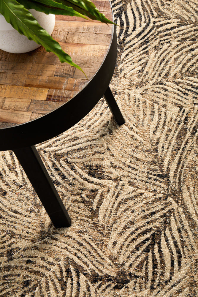 Artistic Nature Modern Charcoal Rug