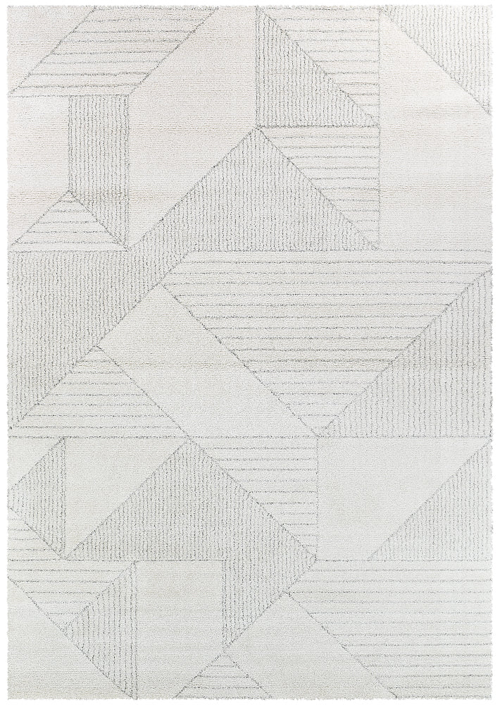 Scandinavian Shaggy Pebble Natural Rug