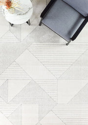 Scandinavian Shaggy Pebble Natural Rug