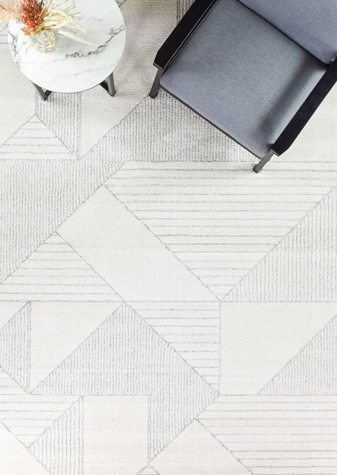 Scandinavian Shaggy Pebble Natural Rug