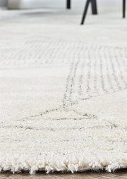 Scandinavian Shaggy Pebble Natural Rug