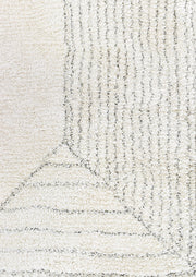 Scandinavian Shaggy Pebble Natural Rug