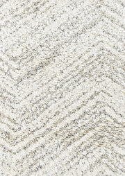 Scandinavian Shaggy Natural Wave Rug