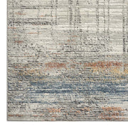 Dorsey Elegant Grey Rust Rug