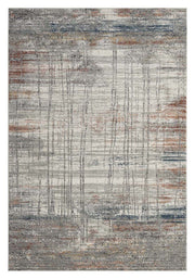 Dorsey Elegant Grey Rust Rug