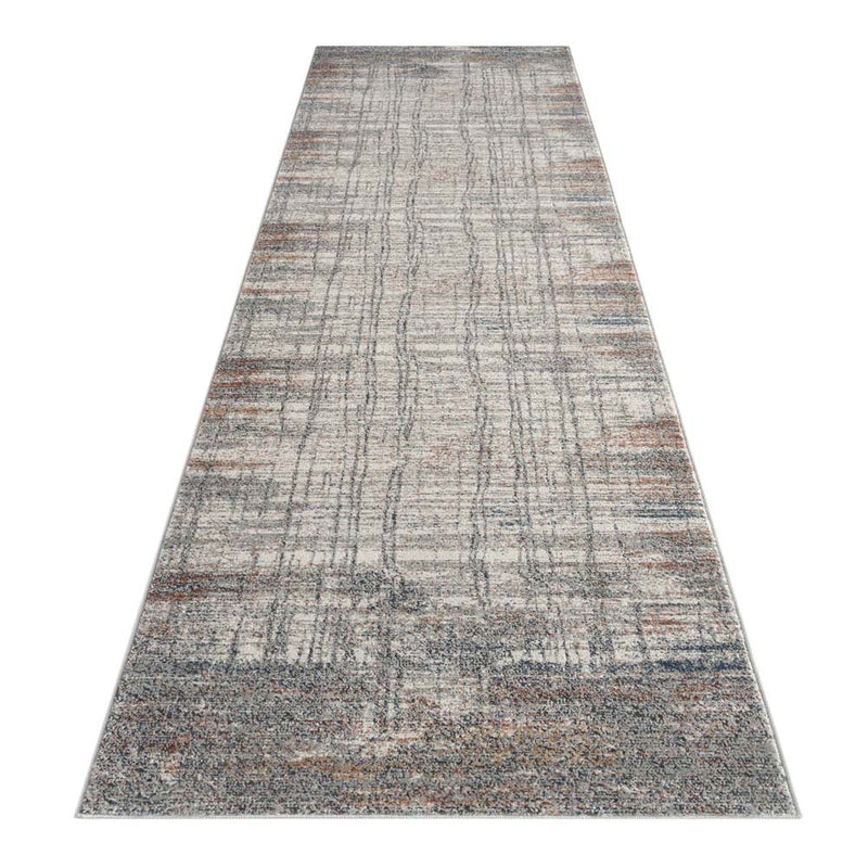 Dorsey Elegant Grey Rust Rug