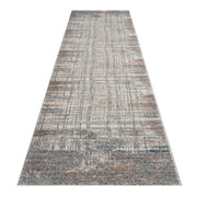 Dorsey Elegant Grey Rust Runner Rug