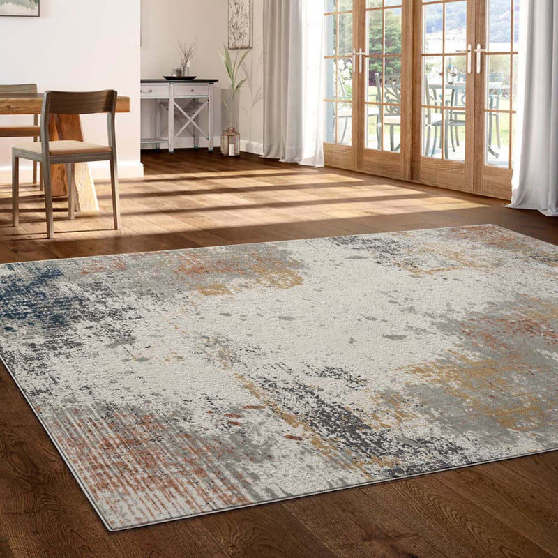 Dorsey Newfound Grey Rust Rug