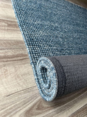 Ganglia Anthra Grey Round Rug