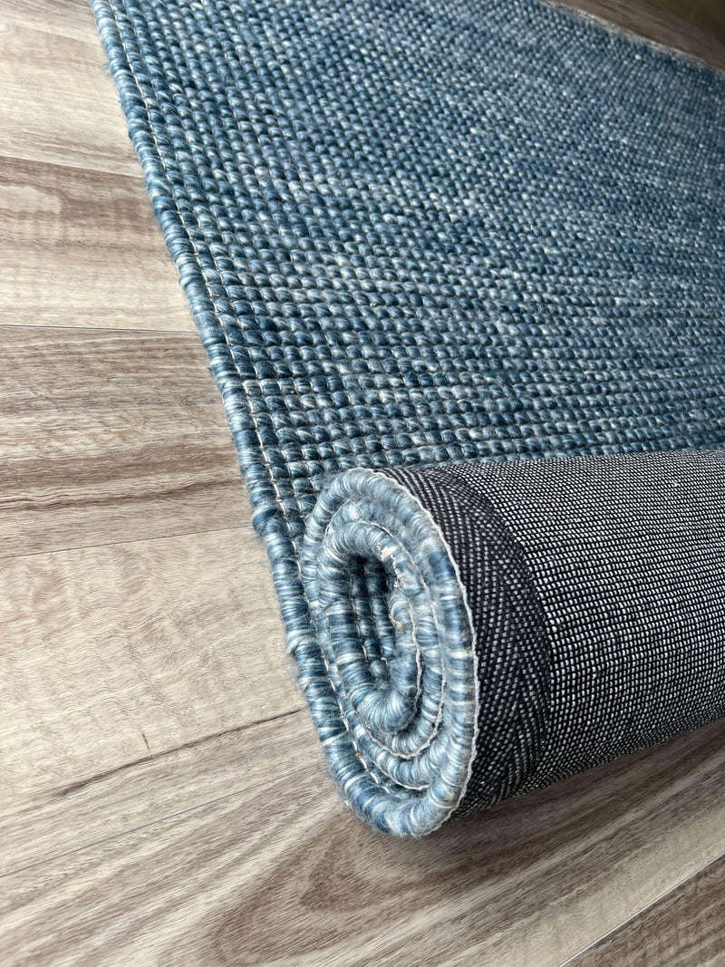 Ganglia Anthra Grey Round Rug